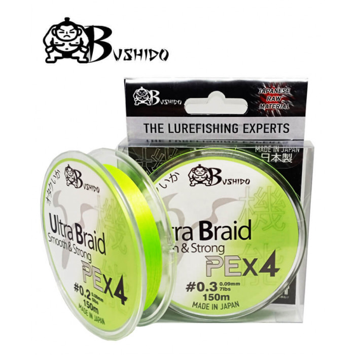 Νήμα Bushido ΡΕx4 Ultra Braid