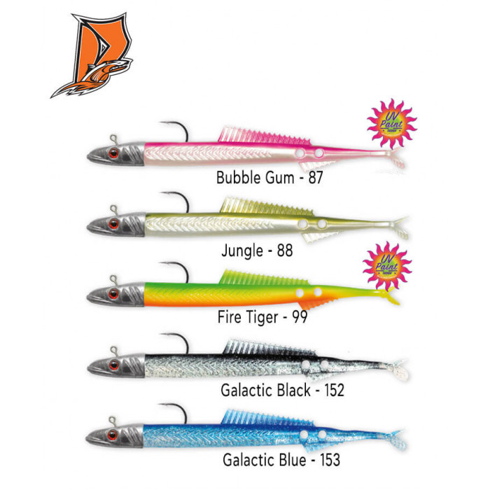 Delalande Fire Eel 18 cm με μολυβοκεφαλή