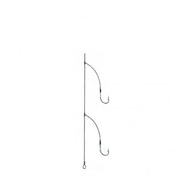 Fishing Rig with 2 hooks Bronze