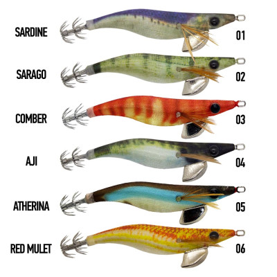 Squid jig Egido Real Jerk #3.0